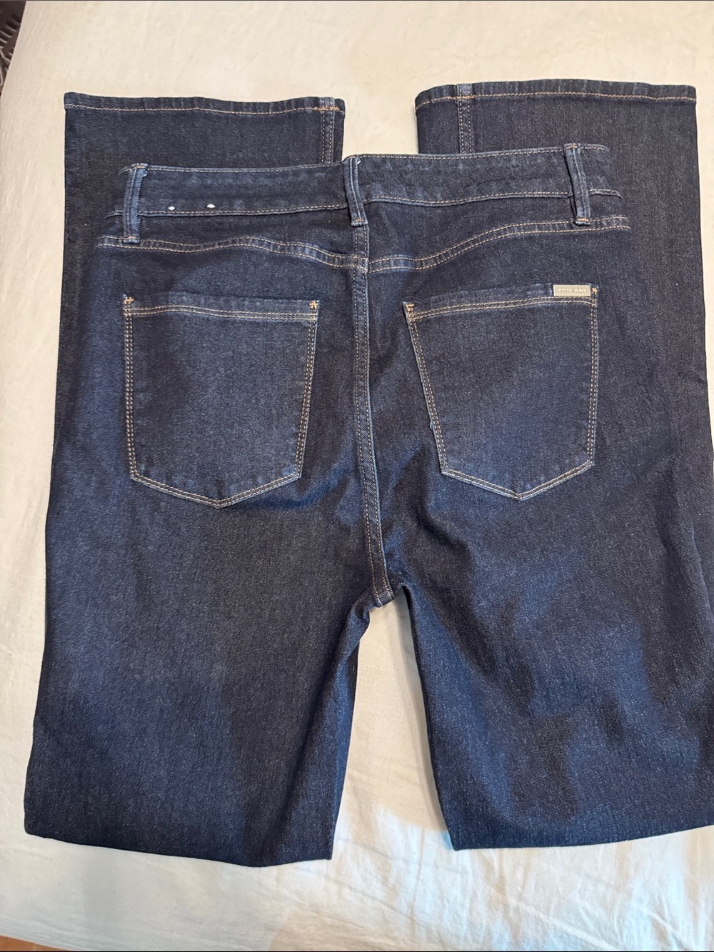 WHBM Dark Indigo Boot Cut Jeans 6S - Picture 4 of 4